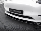 Model Y: Gloss Black Maxton Front Splitter V1 20+