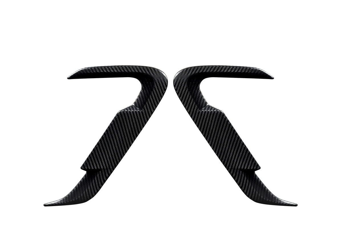 iX3 - G08 Facelift: Dry Carbon Fibre SOOQOO Style Side Fender Trim Set 20+