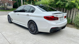 5 Series - G30 Pre-Facelift: Gloss Black CS Style Spoiler 17-20