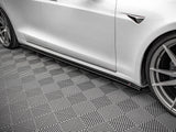 Model S: Gloss Black Maxton Side Skirts 16-20