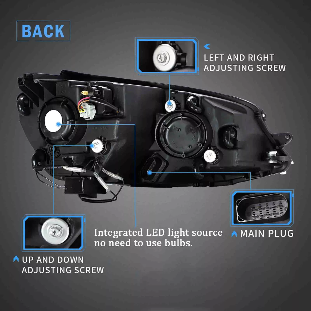 Golf - MK7: Silver-Line Dynamic LED Headlights 13-16