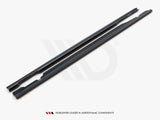 C Class - W205: Gloss Black Maxton Side Skirts 14-18