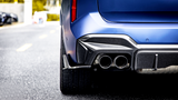 X3M - F97: Dry Carbon Fibre SOOQOO Style Quad Exhaust Diffuser 21+