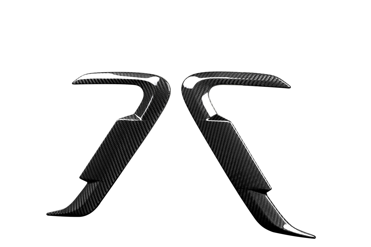 iX3 - G08 Facelift: Dry Carbon Fibre SOOQOO Style Side Fender Trim Set 20+