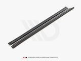 Model S: Gloss Black Maxton Side Skirts 16-20