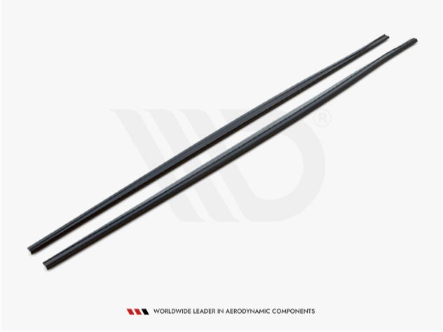 1 Series - F20: Gloss Black Maxton Side Skirts 11-19