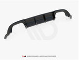 Golf R - MK7.5 Facelift: Gloss Black Maxton Rear Diffuser 17-19