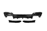 X3M - F97: Dry Carbon Fibre SOOQOO Style Quad Exhaust Diffuser 21+