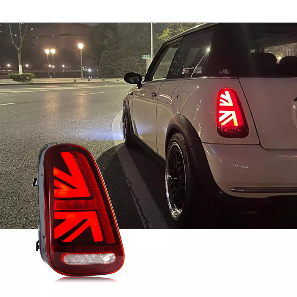 Mini Cooper - R50/R52/R53 Pre-Facelift: Red LCI Style Sequential LED Tail Lights 01-06