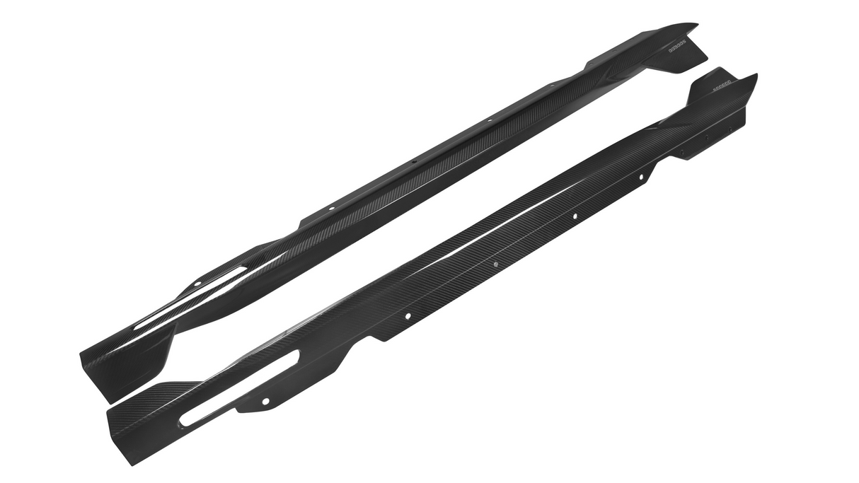 4 Series - G22: Dry Carbon Fibre SOOQOO Style Side Skirts 20+