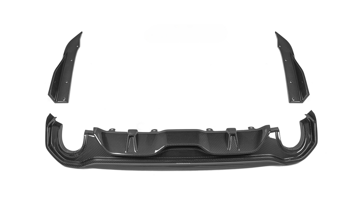 4 Series - G26: Dry Carbon Fibre SOOQOO Style Dual Exhaust Diffuser 20-24