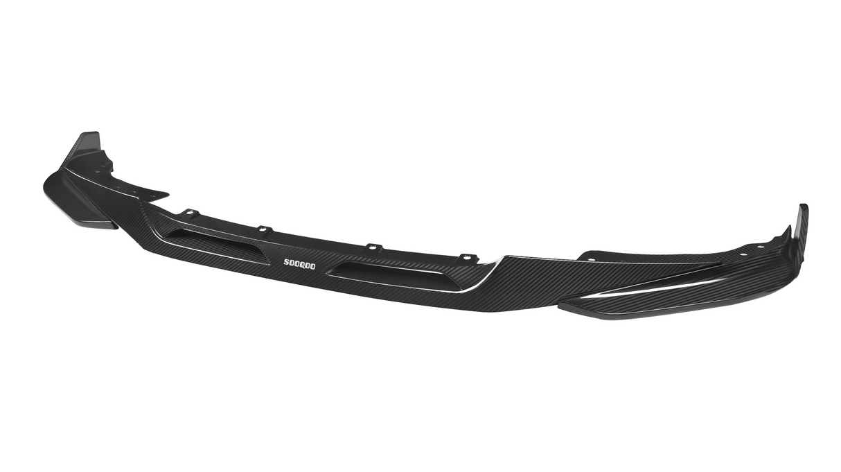 4 Series - G22: Dry Carbon Fibre SOOQOO Style Front Lip Splitter 20+