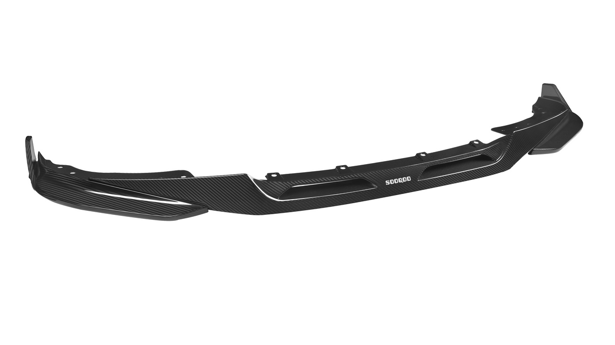 4 Series - G22: Dry Carbon Fibre SOOQOO Style Front Lip Splitter 20+