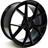 Tiguan - MK1/MK2: 19" Gloss Black R Style Alloy Wheels 16+