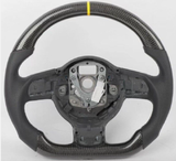 R8 - 4S: Carbon Fibre Steering Wheel with LED Race Display 15-24