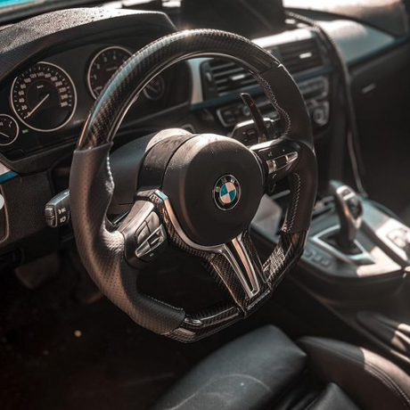 BMW F Series Carbon Fibre Steering Wheel