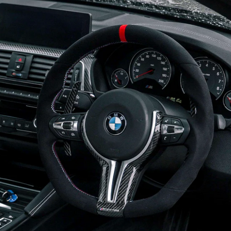 BMW F Series Full Alcantara Steering Wheel