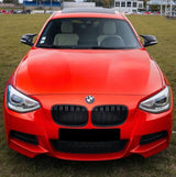 1 Series - F20/F21 Pre-Facelift: Gloss Black Double Slat Grill 11-14