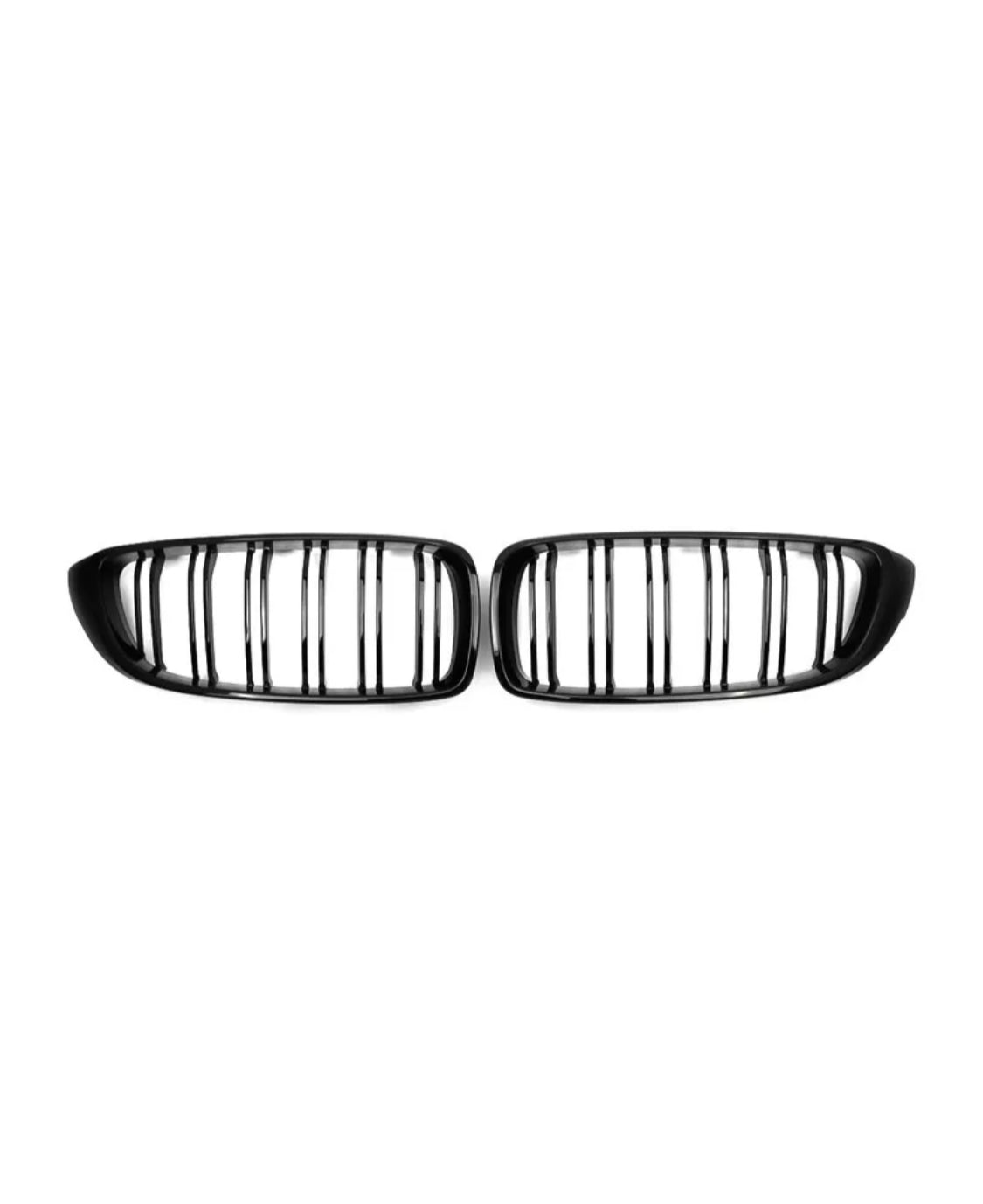 4 Series - F32/F33/F36: Gloss Black Double Slat Grill 14-20