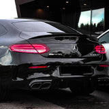 C Class - C205 Coupe: Carbon Fibre AMG Style Spoiler 14-20