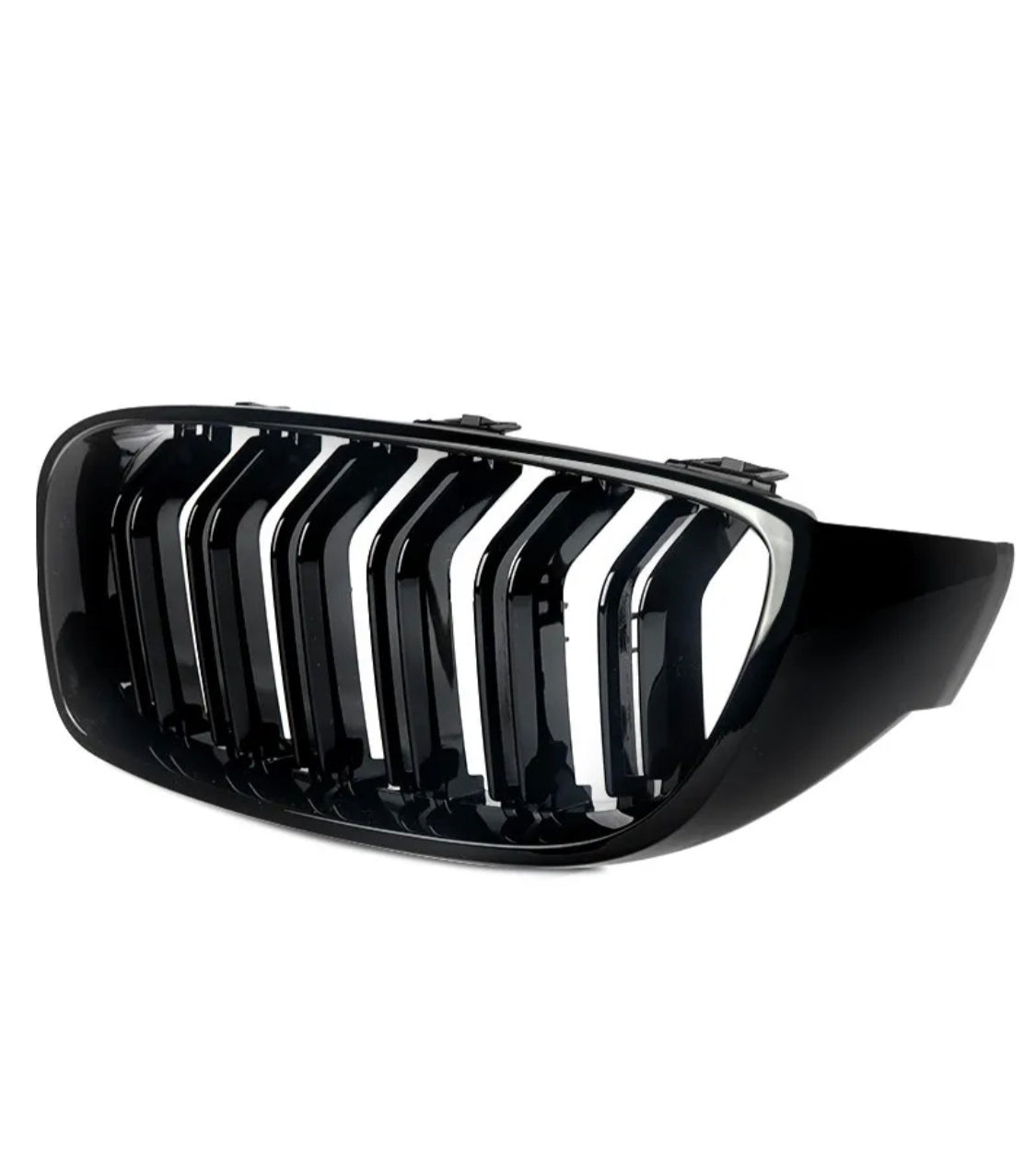 4 Series - F32/F33/F36: Gloss Black Double Slat Grill 14-20