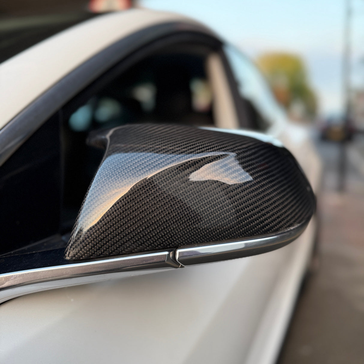 Model 3: Carbon Fibre Performance Style Mirror Covers 17-23