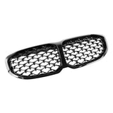 1 Series - F40: Gloss Black Diamond Style Grill 20-24