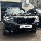 X3 - G01 Pre-Facelift: Gloss Black Double Slat Grill 18-21