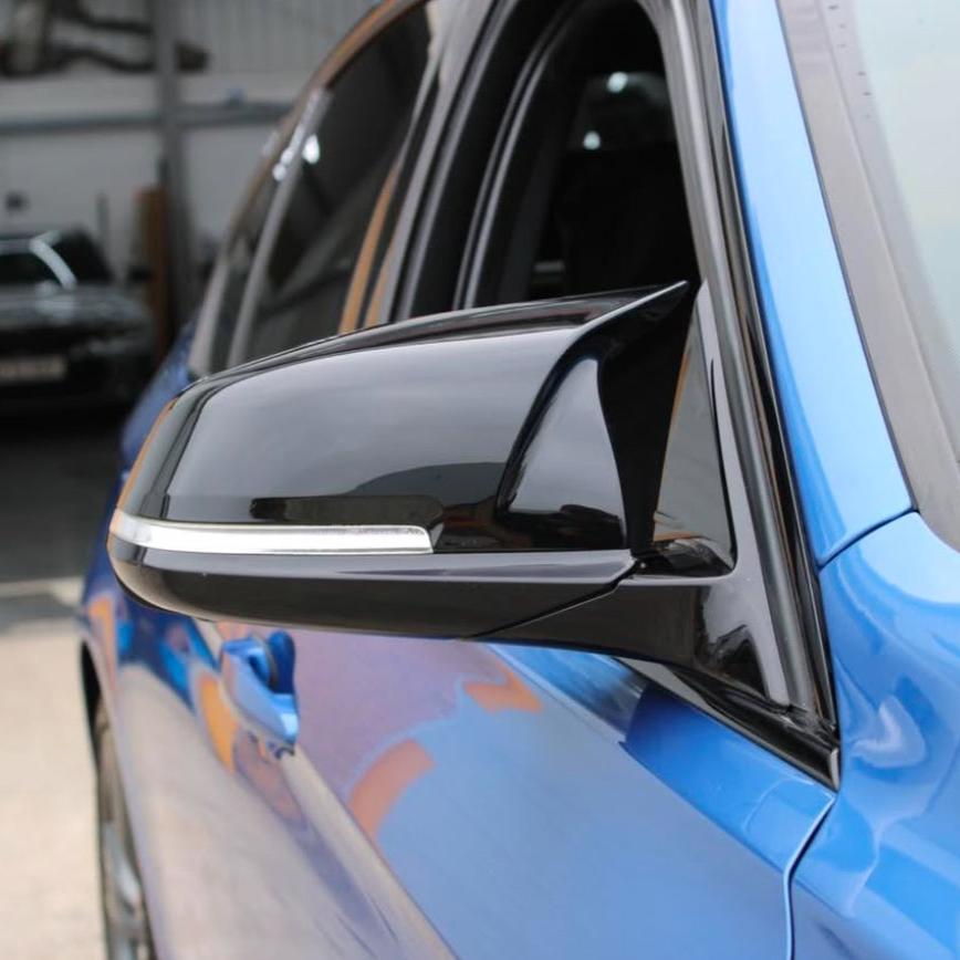 1 Series - F20/F21: Gloss Black M Style Wing Mirror Covers 11-19