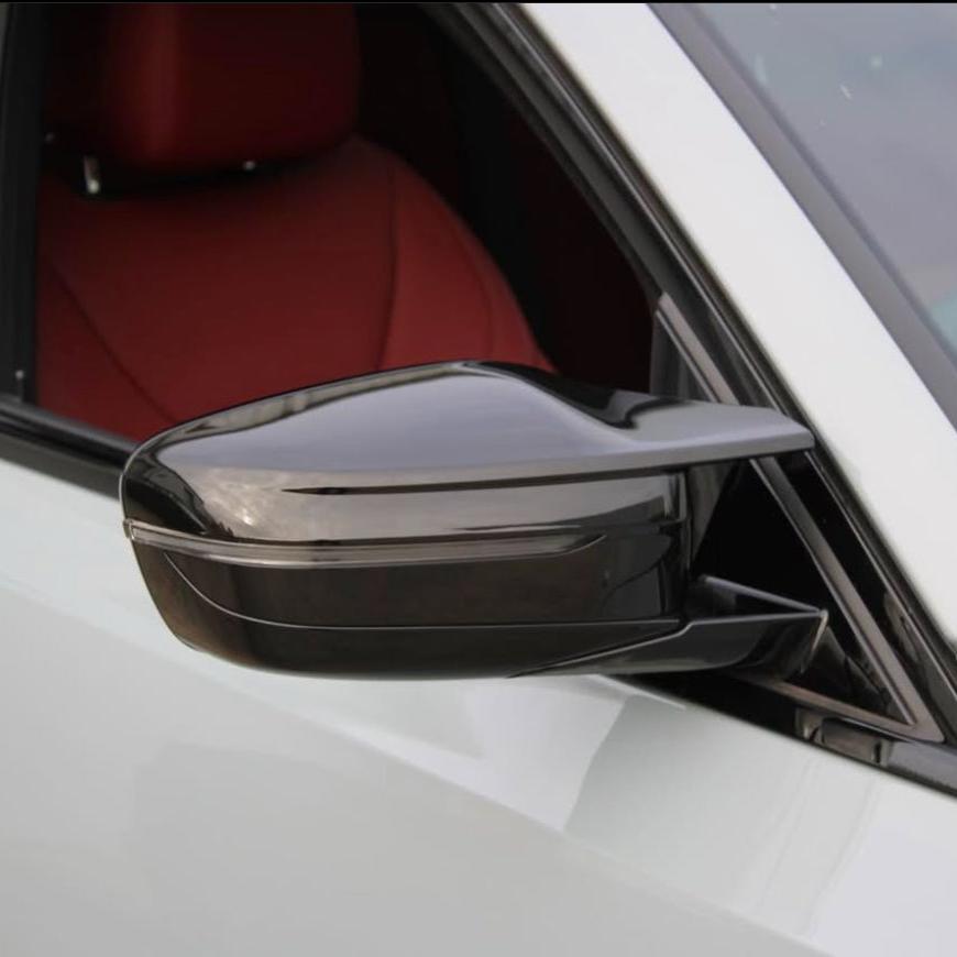 4 Series - G22/G23/G26: Gloss Black Wing Mirror Covers 21+