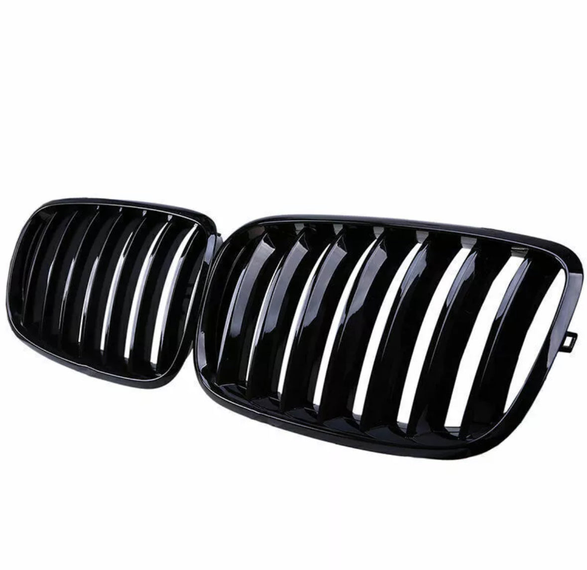 X6 - E71: Gloss Black Single Slat Grill 08-14