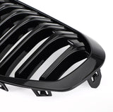 1 Series - F40: Gloss Black Single Slat Grill 20+