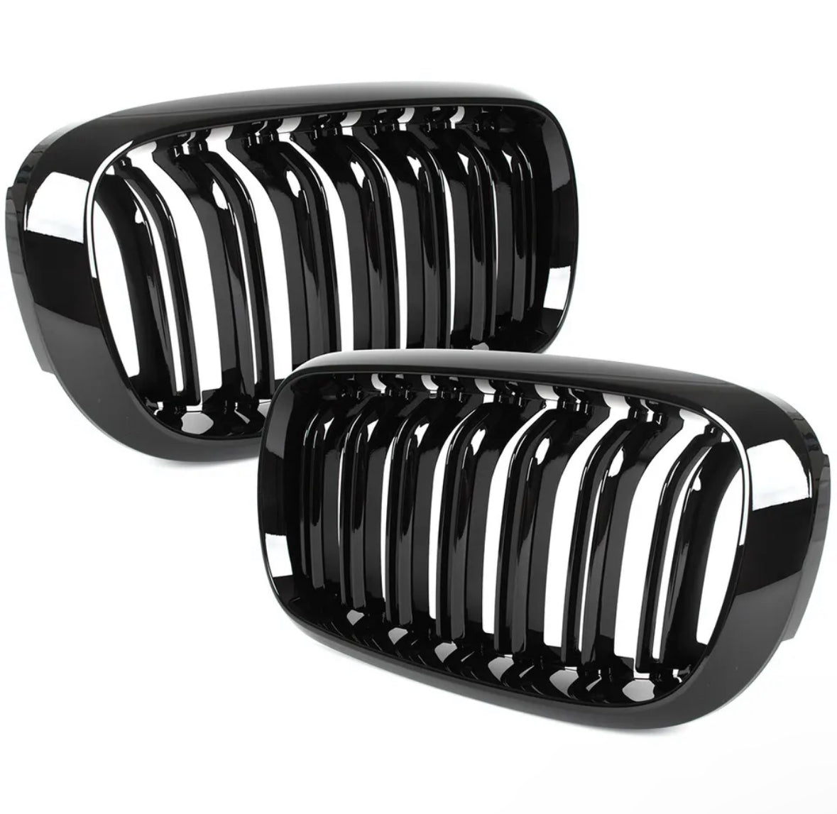 X5 - F15: Gloss Black Double Slat Grill 14-18