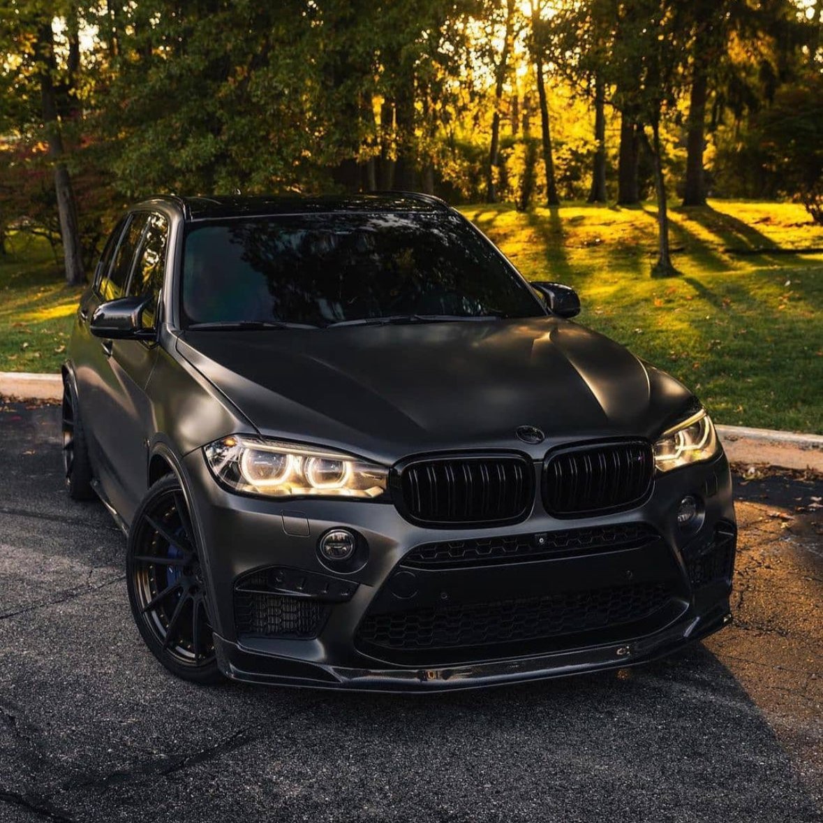 X5 - F15: Gloss Black Double Slat Grill 14-18