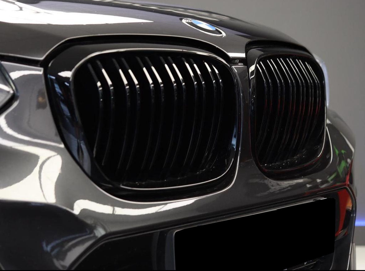 X4 - G02 Pre-Facelift: Gloss Black Grill Double Slat 18-21