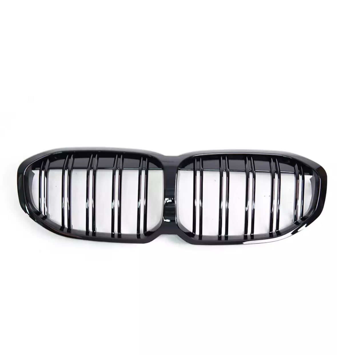 1 Series - F40: Gloss Black Grill Double Slat 20-24