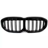 1 Series - F40: Gloss Black Grill Double Slat 20-24