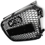 A1 - Pre-Facelift: Gloss Black RS Honeycomb Front Grill 10-14