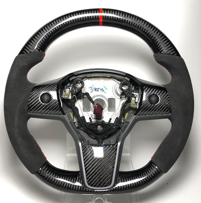 Model Y: Alcantara Carbon Fibre Steering Wheel 19+