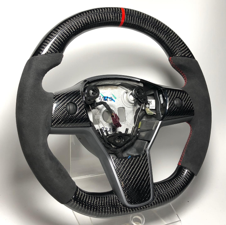 Model Y: Alcantara Carbon Fibre Steering Wheel 19+