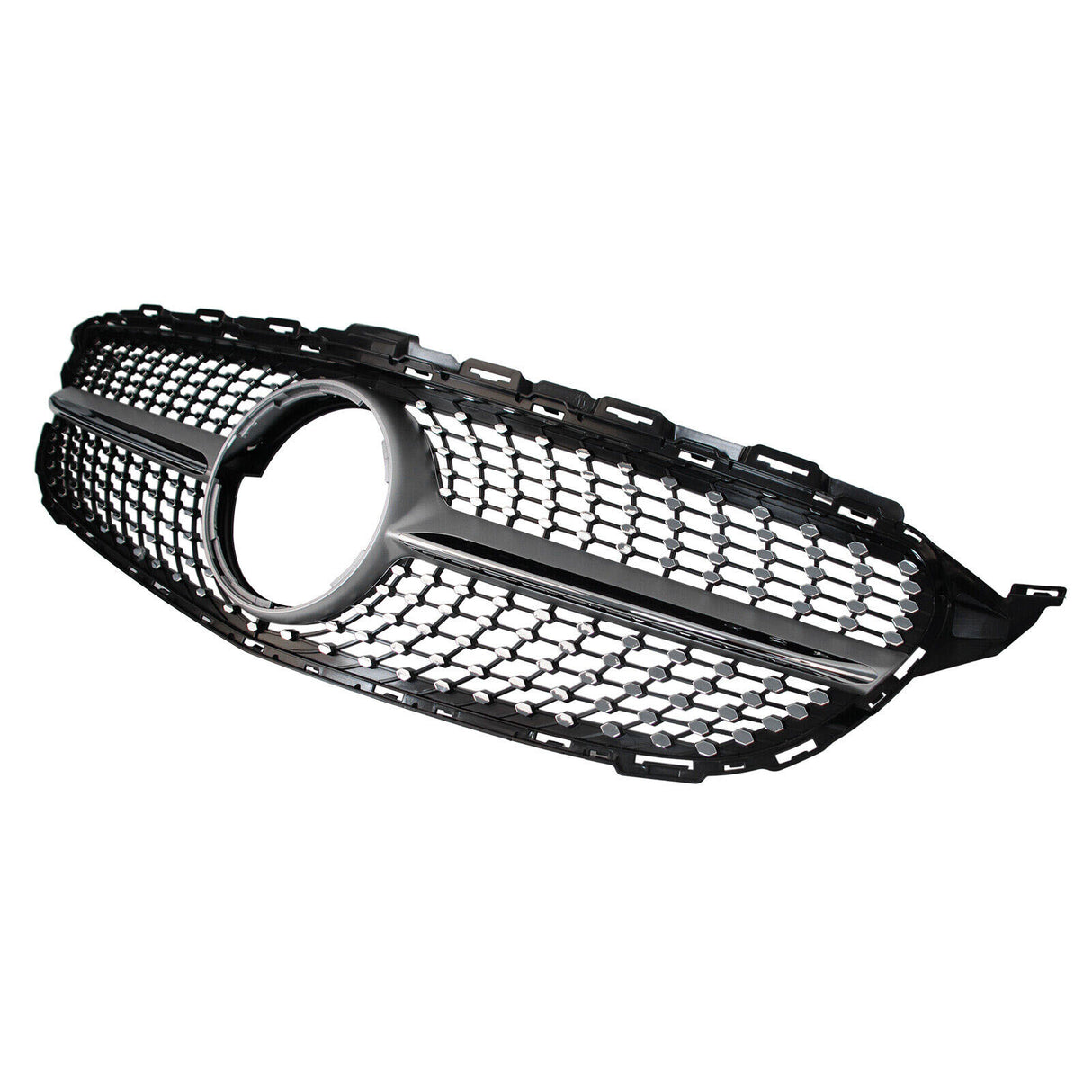 C Class - W205/C205 Pre-Facelift: Chrome Diamond Style Grill 14-18