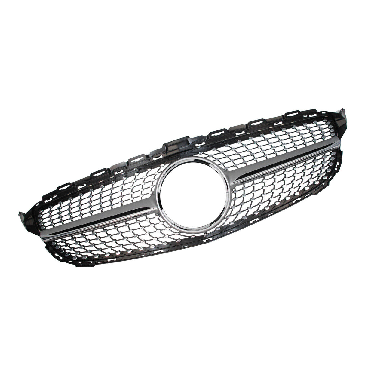 C Class - W205/C205 Pre-Facelift: Chrome Diamond Style Grill 14-18