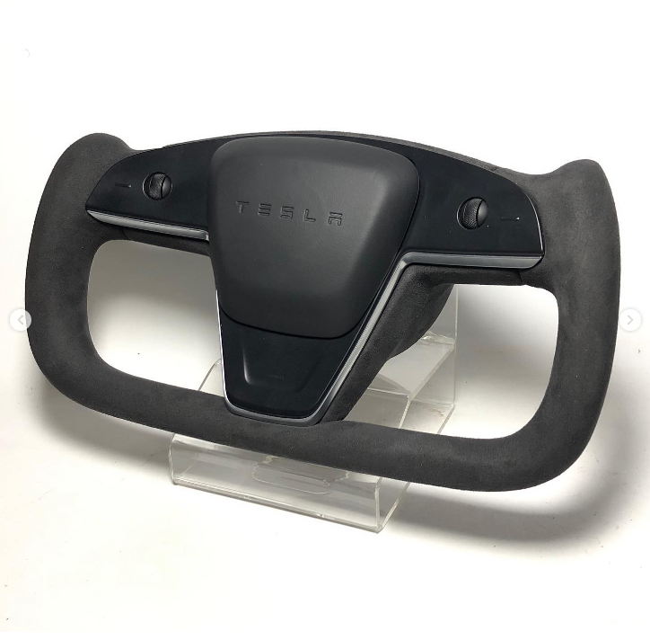 Model X: Alcantara Yoke Steering Wheel 16+