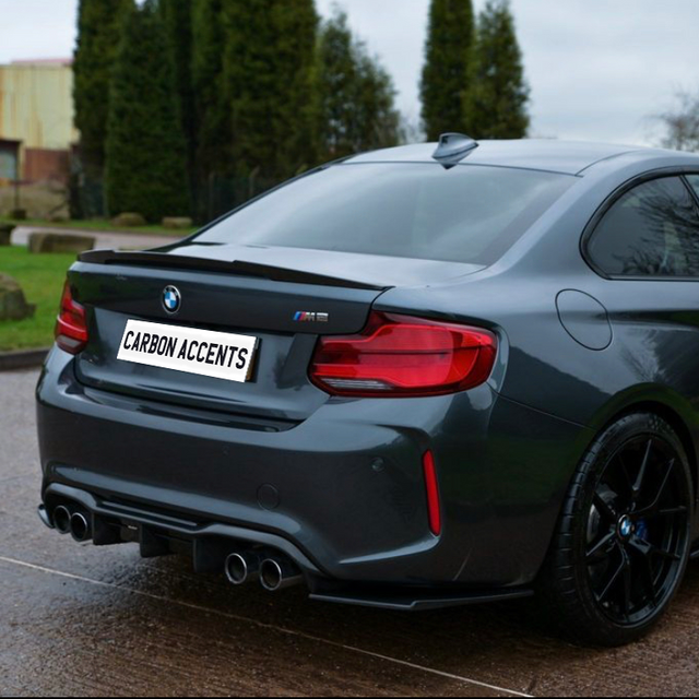 2 Series - F22/F87: Carbon Fibre M4 Style Spoiler - Carbon Accents