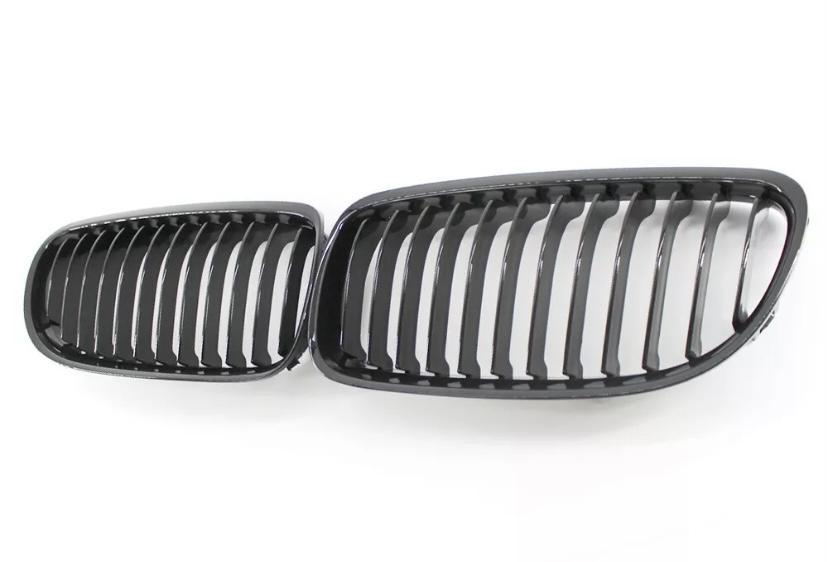 3 Series - E90/E91: Gloss Black Single Slate Grill 2009-2011 - Carbon Accents