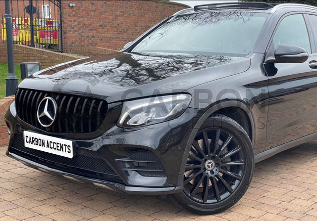 Mercedes GLC Class W253 Grill Black Panamericana GT Style – Carbon Accents